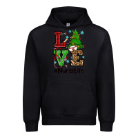 Black love nurse life christmas Urban Hoodie - CowGirlArtShop