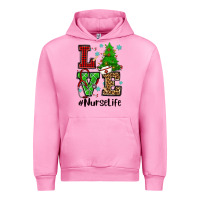 Fuchsia Pink love nurse life christmas Urban Hoodie - CowGirlArtShop