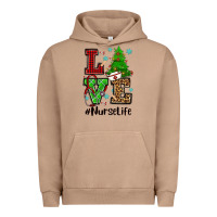 Pigment Burro love nurse life christmas Urban Hoodie - CowGirlArtShop