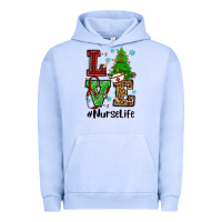 Pigment Grape Ice love nurse life christmas Urban Hoodie - CowGirlArtShop