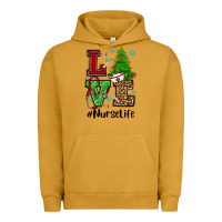 Pigment Peanut Butter love nurse life christmas Urban Hoodie - CowGirlArtShop