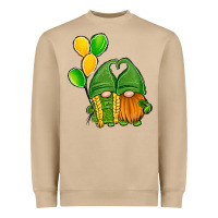 Mushroom St Patrick's Day Gnomes Heavyweight Sweatshirt - Jasminsmagicworld