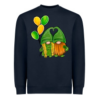 Navy St Patrick's Day Gnomes Heavyweight Sweatshirt - Jasminsmagicworld