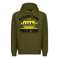 Army Green Study the past if you would define the future shi Premium Hoodie - Bettercallsaul