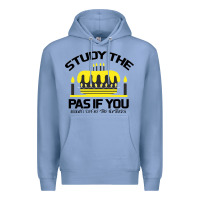 Colony Blue Study the past if you would define the future shi Premium Hoodie - Bettercallsaul