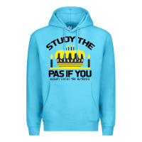 Ocean Blue Study the past if you would define the future shi Premium Hoodie - Bettercallsaul