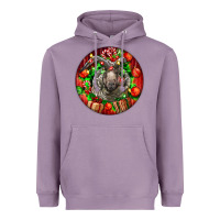 Lavender christmas navajo churro sheep Heavyweight Hoodie - LillyAllenDesigns