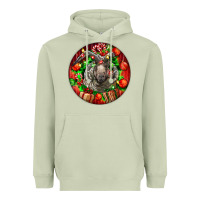 Matcha christmas navajo churro sheep Heavyweight Hoodie - LillyAllenDesigns