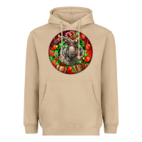 Mushroom christmas navajo churro sheep Heavyweight Hoodie - LillyAllenDesigns