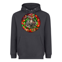 Smoke christmas navajo churro sheep Heavyweight Hoodie - LillyAllenDesigns