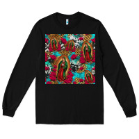 Black lady of guadalupe western seamless Long Sleeve Tee - Jasminsmagicworld