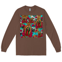 Chestnut lady of guadalupe western seamless Long Sleeve Tee - Jasminsmagicworld