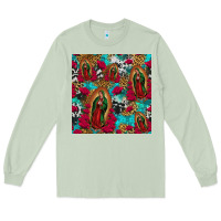 Matcha lady of guadalupe western seamless Long Sleeve Tee - Jasminsmagicworld