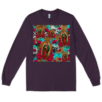 Plum lady of guadalupe western seamless Long Sleeve Tee - Jasminsmagicworld
