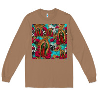Toasted Coconut lady of guadalupe western seamless Long Sleeve Tee - Jasminsmagicworld