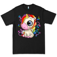 Black unicorn Premium Tee - Zillion Design Studio