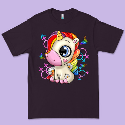 Unicorn Premium Tee Designed By Zillion Design Studio