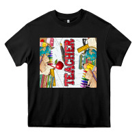 Black teacher Heavy Core Tee - Zillion Design Studio