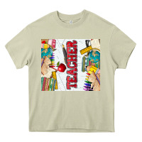 Mossy teacher Heavy Core Tee - Zillion Design Studio