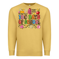 Antique Gold 100 days of school Premium Sweatshirt - Artiststas