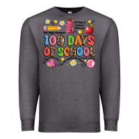 Charcoal Heather 100 days of school Premium Sweatshirt - Artiststas