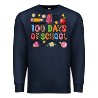 Navy 100 days of school Premium Sweatshirt - Artiststas