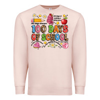 Pale Pink 100 days of school Premium Sweatshirt - Artiststas
