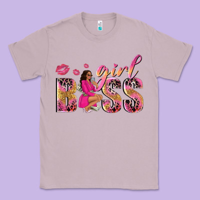 Girl Boss Afro Black Woman Classic Tee Designed By Nancycooperartshop