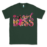 Sports Green girl boss afro black woman Classic Tee - NancyCooperArtShop