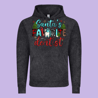 Santas Favorite Dentist Vintage Hoodie Designed By Jahusdesignshop