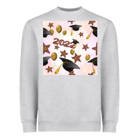 Heather Grey 2022 to graduation seamless pattern Heavyweight Sweatshirt - BundleAndBundleShop