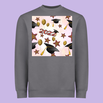 2022 To Graduation Seamless Pattern Heavyweight Sweatshirt Designed By Bundleandbundleshop