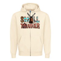 Sandshell small towner Zipper Hoodie - NancyCooperArtShop