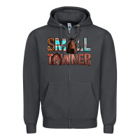 Smoke small towner Zipper Hoodie - NancyCooperArtShop