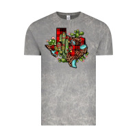 Cloud Rock cactus christmas texas map Vintage Tee - JahusDesignShop