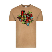 Vintage Camel cactus christmas texas map Vintage Tee - JahusDesignShop