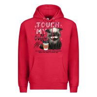 Cardinal touch my coffee and ill slap you so hard grumpy ca Premium Hoodie - JahusDesignShop