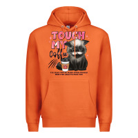 Carrot touch my coffee and ill slap you so hard grumpy ca Premium Hoodie - JahusDesignShop