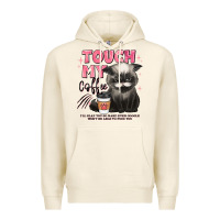 Tofu touch my coffee and ill slap you so hard grumpy ca Premium Hoodie - JahusDesignShop