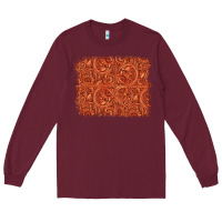 Burgundy serape turquoise  leather background Long Sleeve Tee - Jasminsmagicworld