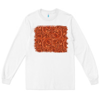 White serape turquoise  leather background Long Sleeve Tee - Jasminsmagicworld