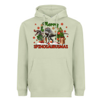 Matcha merry spinosaurusmas Heavyweight Hoodie - LillyAllenDesigns