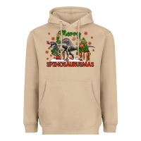 Mushroom merry spinosaurusmas Heavyweight Hoodie - LillyAllenDesigns
