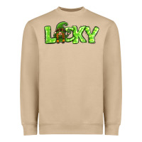 Mushroom St Patricks Day Lucky Gnome Heavyweight Sweatshirt - Jasminsmagicworld