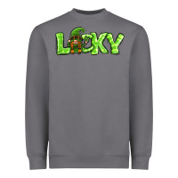 Storm St Patricks Day Lucky Gnome Heavyweight Sweatshirt - Jasminsmagicworld
