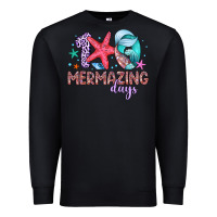 Black 100 mermazing days Premium Sweatshirt - Artiststas