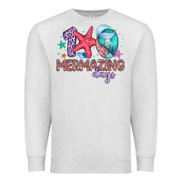 Oatmeal Heather 100 mermazing days Premium Sweatshirt - Artiststas