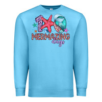 Ocean Blue 100 mermazing days Premium Sweatshirt - Artiststas