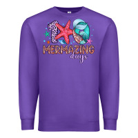 Purple 100 mermazing days Premium Sweatshirt - Artiststas