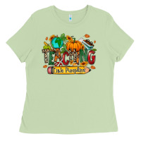 Matcha Teaching little pumpkins Ladies Tee - RanaPortraitStore